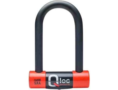Dispositivo Antirrobo U Ø16 Clase Sra QLOC SECURITY 85/150Mm (Rojo, Negro - TU)