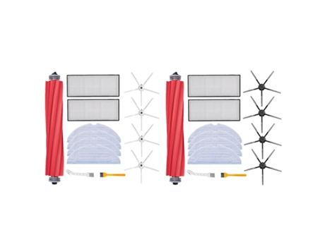 Kit de piezas de repuesto para Robot aspirador Xiaomi Roborock S7, cepillo principal con rodillo lateral, filtro HEPA, almohadillas de fregona, 13 ...