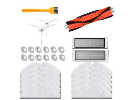 Accesorios para aspiradora Xiaomi Roborock S50 S51 S55 S5 S6 S60, piezas de limpiador lavable, filtro Hepa, cepillo principal, Cepillo Lateral