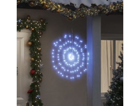Luces de Navidad VIDAXL Estrellas Uds Led Blanco (17 cm)