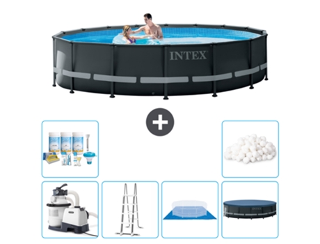 Piscina Tubular INTEX 26326GN-CB41 (19156 L - 488x122cm)