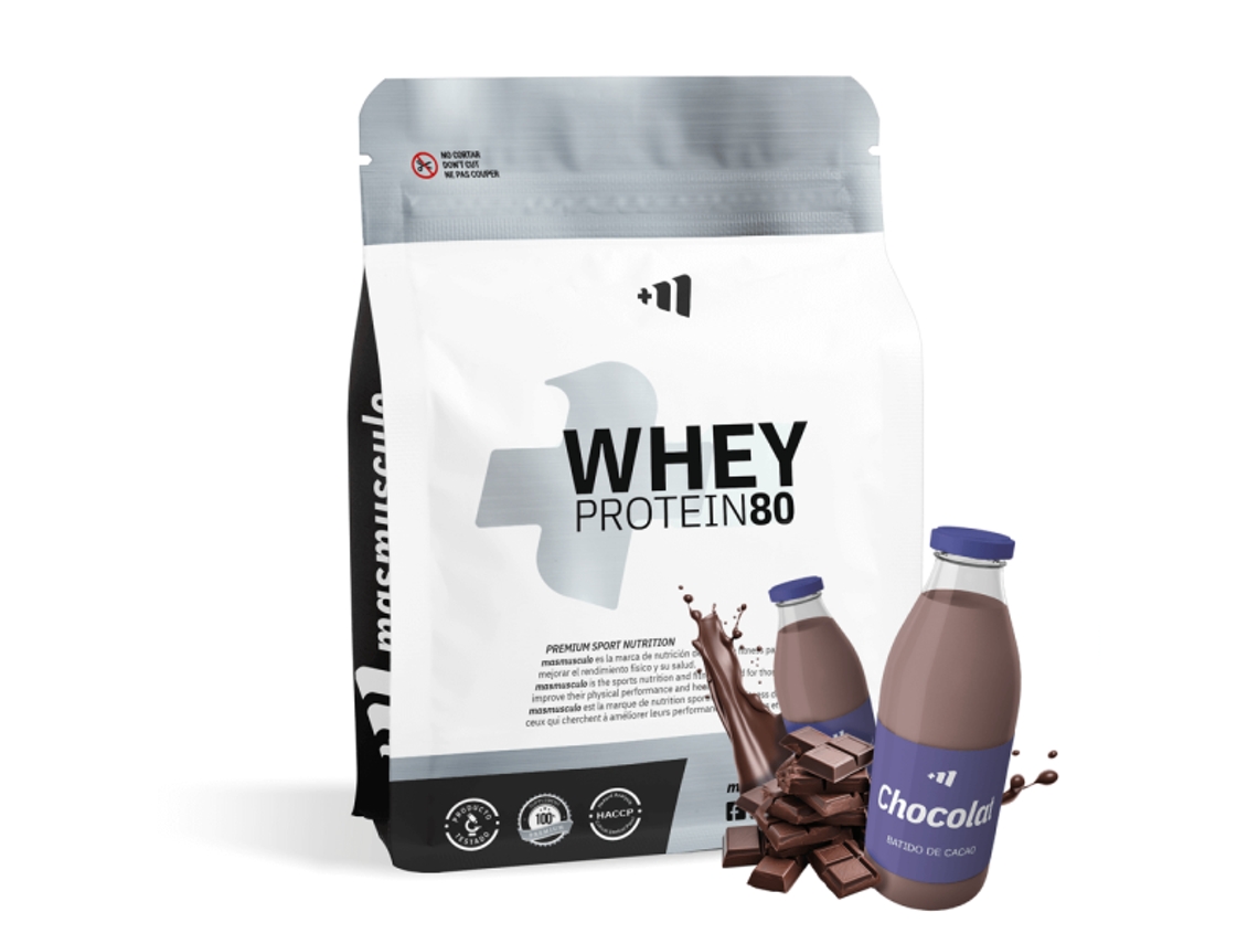 Whey Protein80 (envase De Recarga) - 3 Kg Batido Chocolat Masmusculo