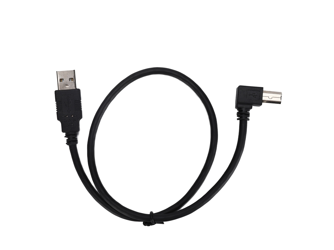 Baoj-2026novocabo Usb-a A Usb-b Com Ângulo Retto 0,5m Negro