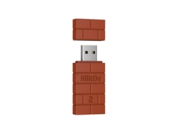 Adaptador inalámbrico Bluetooth USB 2 compatible con Switch 2, PS3/PS5, Xbox, Joy-Con, PC, Raspberry Pi (rojo) Aeuzwr (Windows/Mac)