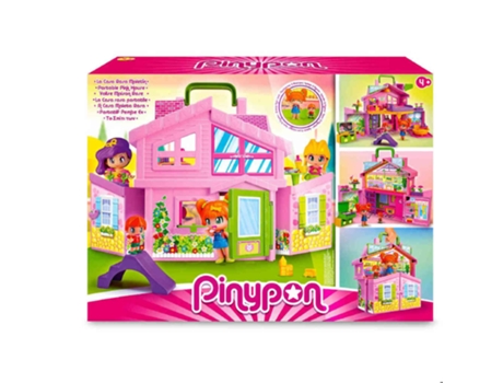 Muñeca PINYPON Casa Rosa Maletin (Edad Minima: 4 Años)