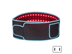 Cinturón de terapia de luz roja para el alivio del dolor corporal - Dispositivo multifuncional de terapia de luz roja para hombres y mujeres.