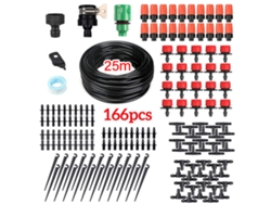 Kit de riego por goteo para jardín con manguera ajustable