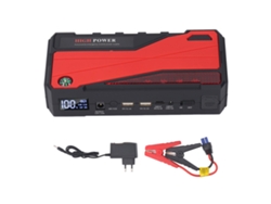 Arrancador Portátil De Batería Para Coche De 12 V Y 1000 A, 20000 Mah, Con Pantalla Lcd Y Conexión Usb Para Motores De Gasolina De 7 L Y Diésel De 5,5 L (enchufe Europeo).