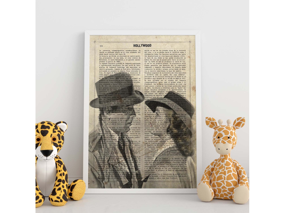 Poster De Casablanca. Láminas De Cine Antiguo De Hollywood. Diseño De Cine Vintage Con Definiciones.