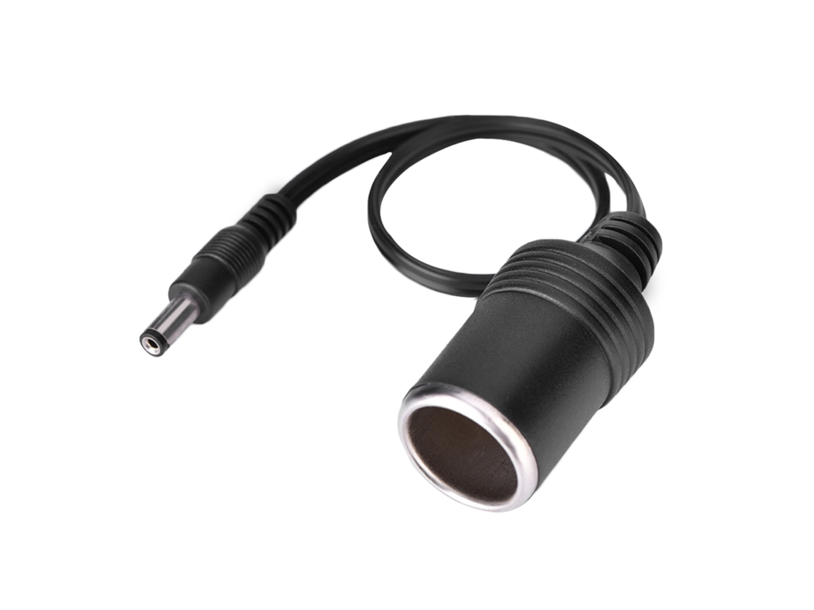 Cable de alimentación (conecta el enchufe hembra de CC de 5,5 x 2,1 mm a la toma del encendedor de cigarrillos)