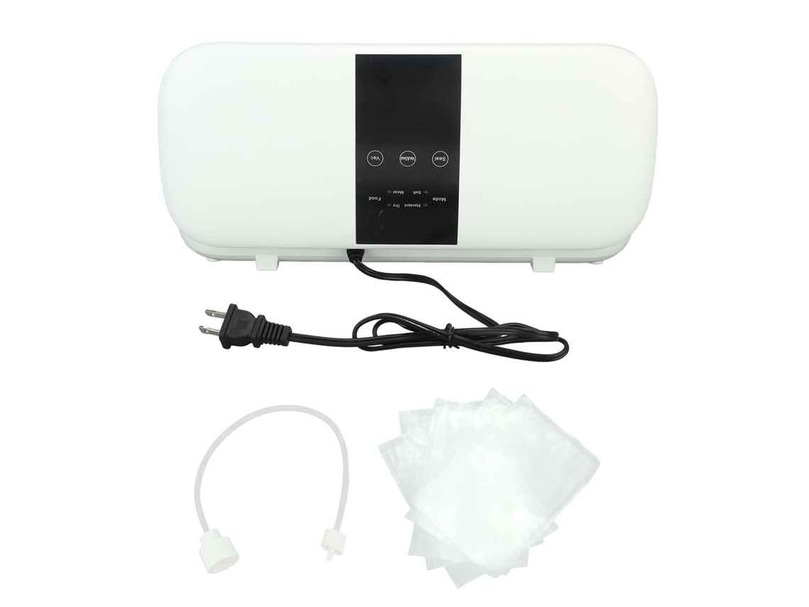 Máquina De Envasado Al Vacío Automática Compacta De Alta Potencia (120 W) Para Alimentos Secos Y Húmedos.