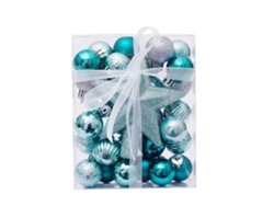 30 bolas de Navidad, decoración de bolas de árbol de Navidad inastillables para decoración de fiesta de Navidad, verde menta RNEMITERY