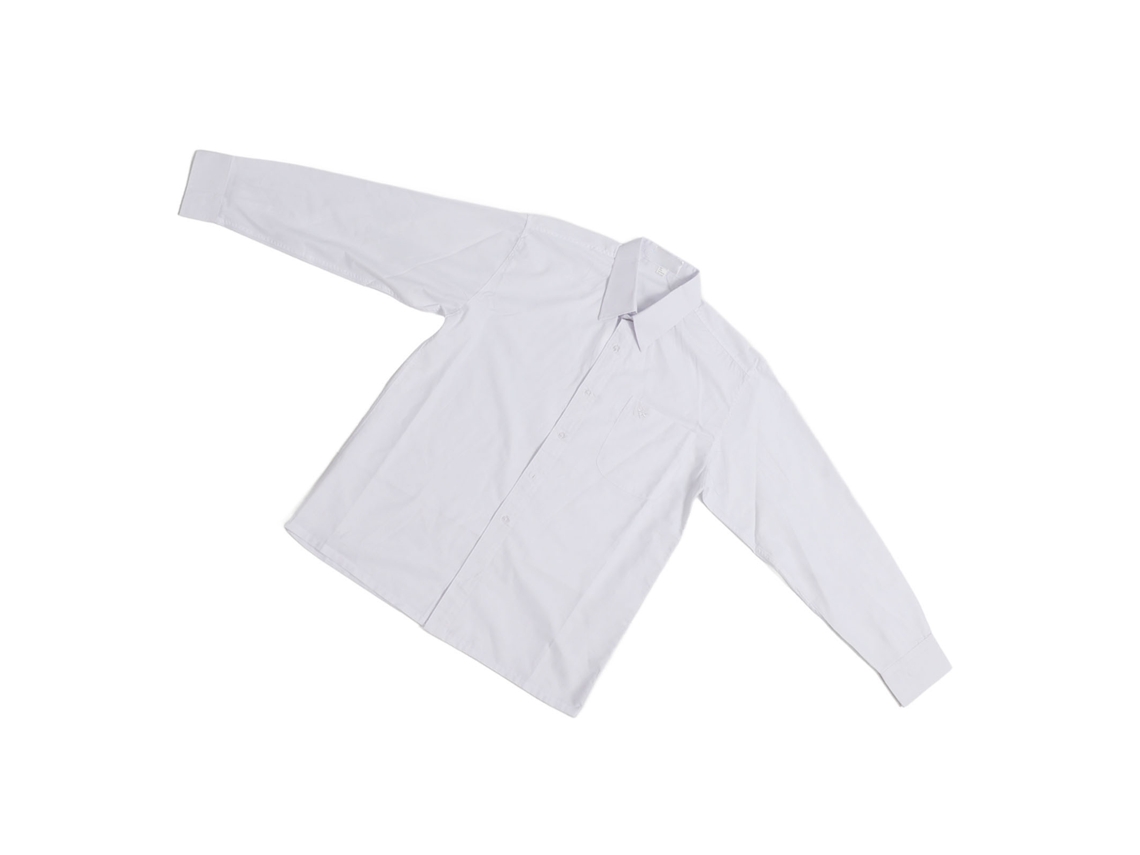 Camisa De Manga Larga Con Botones Para Hombre, Blanca, Xxl, Para Trabajo Corporativo.