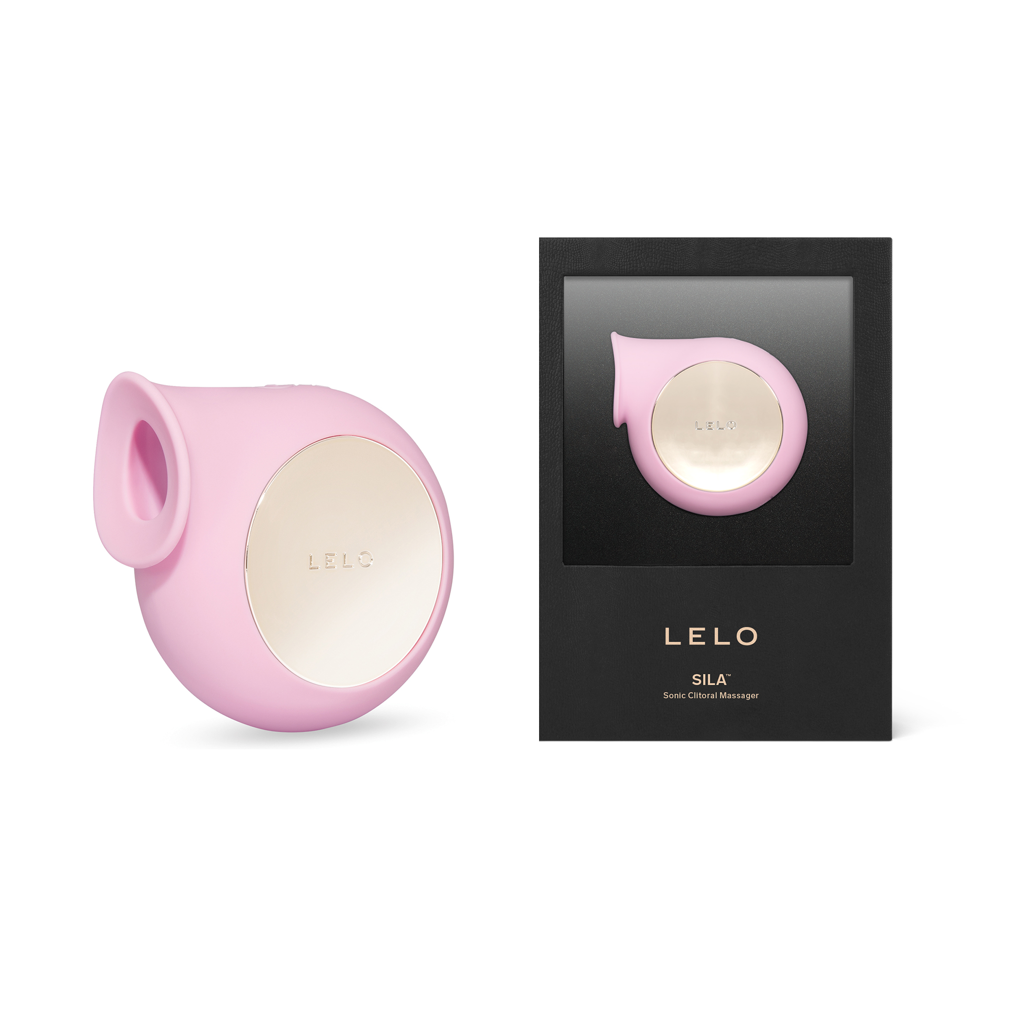 Estimulador LELO Sila Masajeador Sónico Rosa (Resistente Al Agua - Estimulación Externa Suave - 8 Patrones de Vibración)
