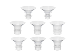 Juego De 8 Insertos De Silicona Para Extractores De Leche Eléctricos Y Portátiles, Tamaños De 13 Mm A 24 Mm.