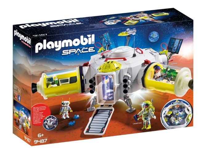 PLAYMOBIL Space: Estación espacial en Marte - 9487 (Edad Mínima: 6)