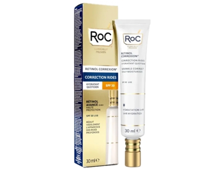 Crema Hidratante Retinol Correxion Correctora de Arrugas Spf30 30 Ml ROC
