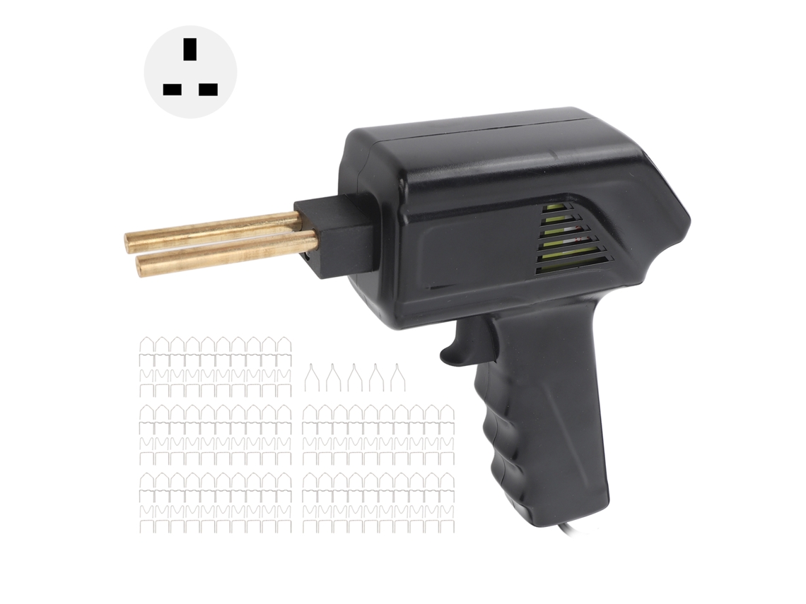 Soldadora Portátil De Plástico De Mano, 220 V, 70 W, Kit De Reparación De Parachoques De Coche Con Enchufe Británico.
