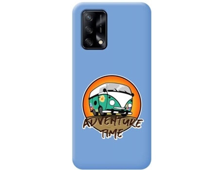Carcasa Oppo A74 4G TUMUNDOSMARTPHONE Adventure Time Azul
