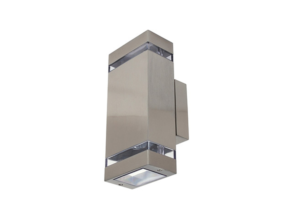 Gardenya-2 chico inoxidable GU10 2x35W Dim. 110x105x255 mm HOROZ ELECTRIC