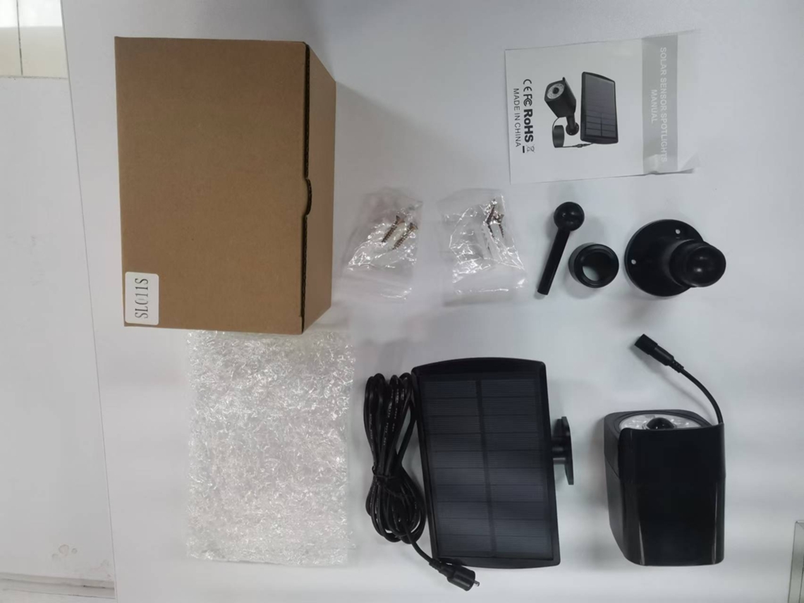 2026-luz Solar Exterior Con Sensor De Movimiento Led Spotlight Ip65 3 Modos Simulación Luz De Seguridad Dusk To Dawn Jardín Calle
