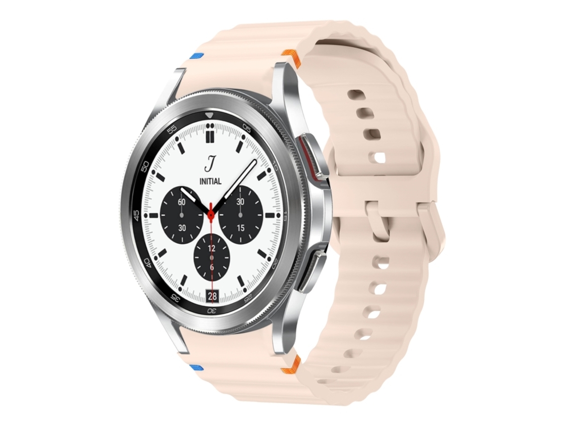 Correa para Samsung Galaxy Watch 4 Classic (42 mm/46 mm) - Silicona cosida con diseño de ondas