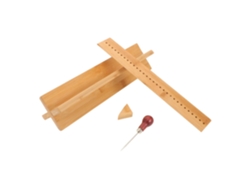 Soporte De Madera Para Taladro Con Punzón De Acero Inoxidable