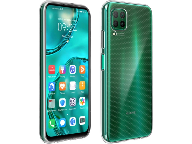 Carcasa y Protector de Cristal Templado Huawei P40 Lite AVIZAR 360 Transparente