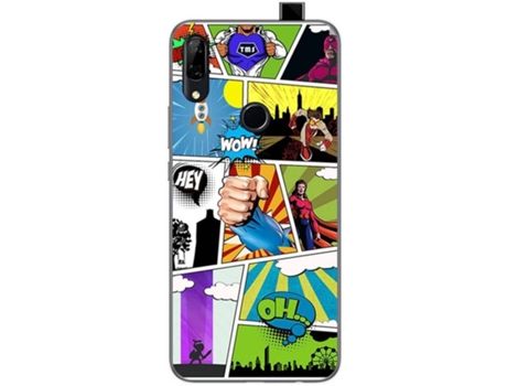 Carcasa Huawei P Smart Z TUMUNDOSMARTPHONE Comic Multicolor