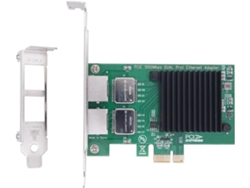 Tarjeta Ethernet Gigabit I350t2 10/100/1000 Mbps Pcie 1x A 2x Para Redes De Servidores