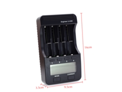 Cargador Inteligente Liitokala Lii-500 Con 4 Ranuras Para Baterías De Iones De Litio De 3,7 V/ni-mh De 1,2 V, Pantalla Lcd Y Protecciones.