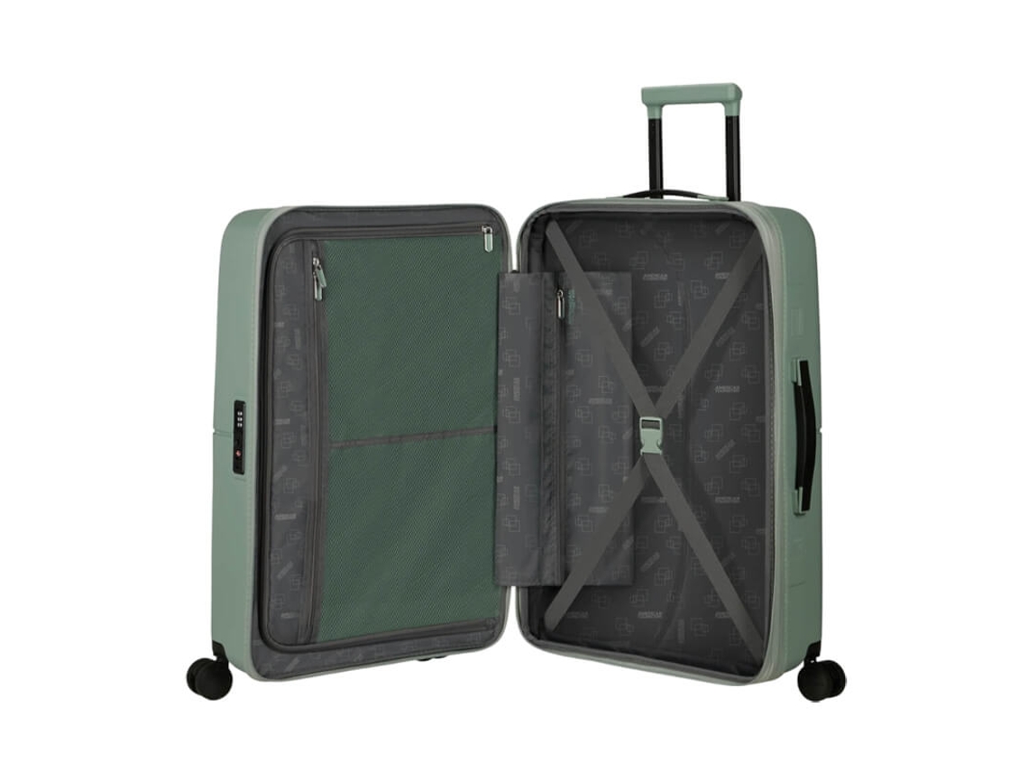 Maleta mediana 67cm 4r Exp. Dashpop Verde Iceberg American Tourister