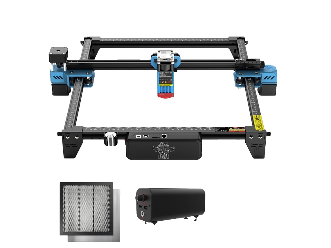 Grabador láser Twotrees, área de grabado de 300 mm x 300 mm, precisión de 0,1 mm, kit de 3, UE, TTS 55 Pro OEM