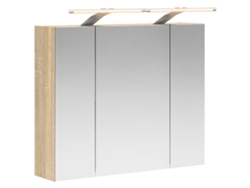 Maison Exclusive - Armario Con Espejo De Baño Roble Sonoma 60 X 14,5 X 50 Cm