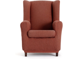 Funda de Sillón EYSA Premium Troya Tejido Elástico (90 x 80 x 100 cm - Poliéster y Algodón - Naranja)