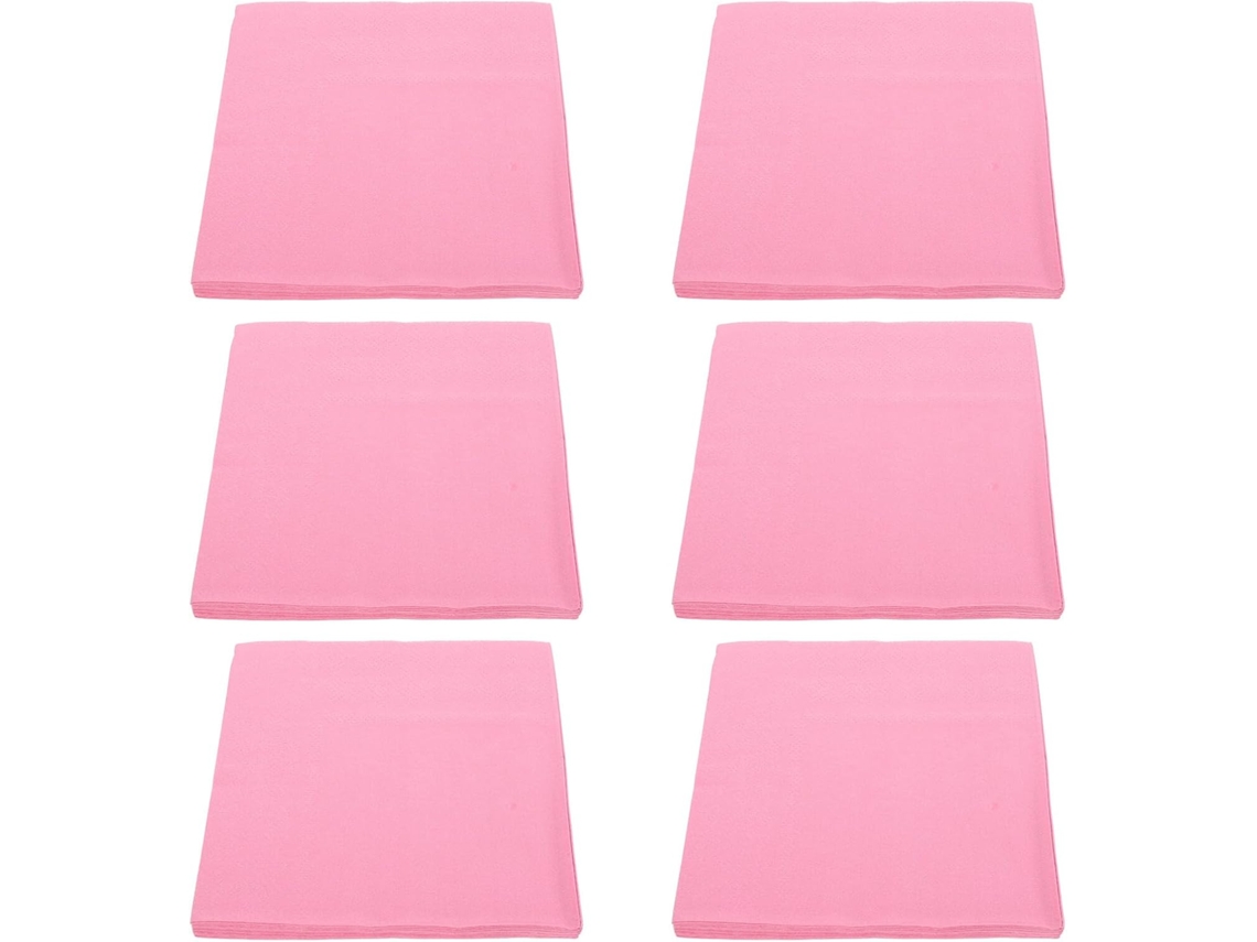 Servilletas De Papel Decorativas Rosas De 25 Cm, Paquete De 120 Unidades Desechables.