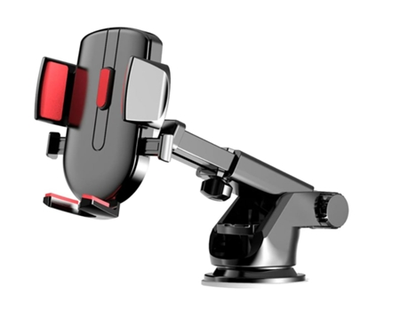 Soporte Manos Libres Teléfono Móvil Parabrisas Escritorio Universal Compatible Todos Los para Apple, Samsung CHRONUS Negro