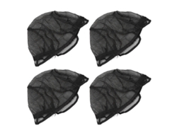 4 Piezas Gorros De Red De Nylon Transpirable Para Pelucas, Ideal Para Cosplay Y Disfraces