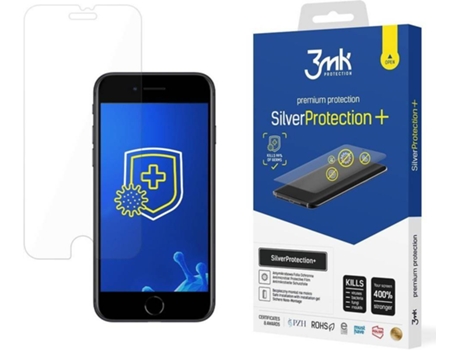 Protector Cristal Templado Apple Apple iPhone Se 2020 3MK Antibacteriano
