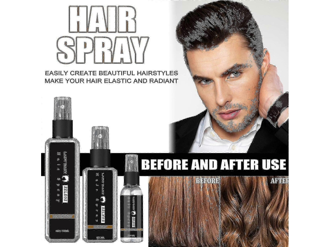 Men's Hair Moisturizing Styling Spray Light And Long Lasting Styling Dry Gel Hairspray Hair Styli