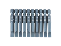 10 Puntas De Destornillador Magnéticas De 50 Mm De Acero S2 Con Funda Hexagonal De 1/4 De Pulgada.