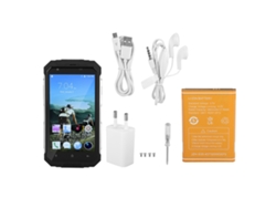 Teléfono Móvil Quad Core 1+8 Con 4800mah, Doble Sim, Resistente A La Polvo, Smartphone Negro