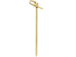 200 Palillos De Cóctel De Bambú Hechos A Mano, 12 Cm (4,7 Pulgadas)