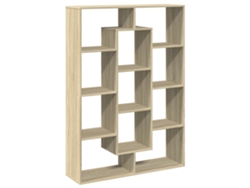 vidaXL Estantería de madera de ingeniería roble Sonoma 102x29x143 cm