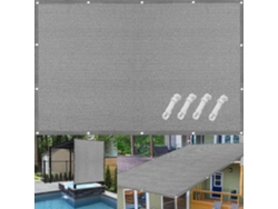 130 X 300 Cm, Pantalla Privacidad, Hdpe, Protección Uv, Para Balcón, Jardín