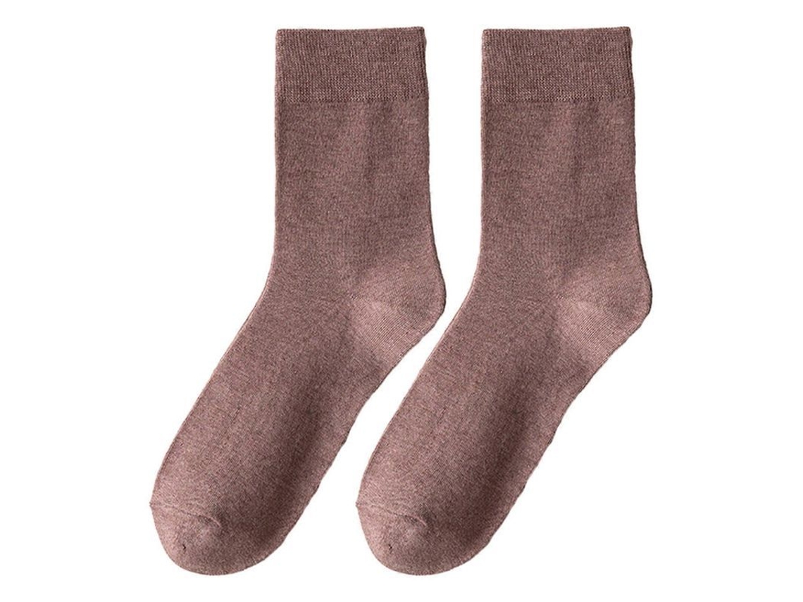 Calcetines de tubo para mujer 2026, inodoros, color liso, estilo retro, alta elasticidad, antideslizantes, transpirables, suaves.