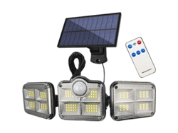Luces Solares Para Exteriores Con Sensor De Movimiento Y Rotación De 360°.