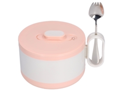 Tazón de fideos ramen de acero inoxidable con doble aislamiento, tazón de fideos instantáneos con tapa para trabajadores y estudiantes (Ro bowl)
