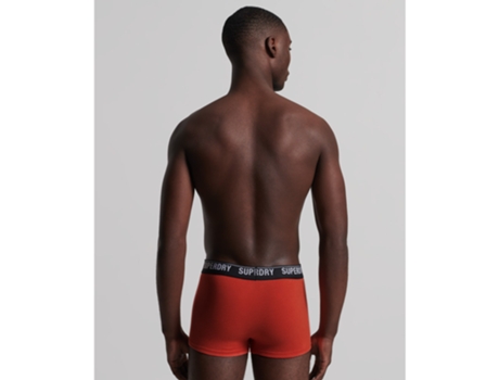 Juego de 3 Boxers para Hombre SUPERDRY (Algodón - S - Negro)