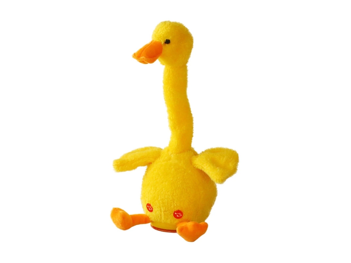Peluche Interactivo Pato Amarillo Bailando Arzopa | Repetir Escuchar